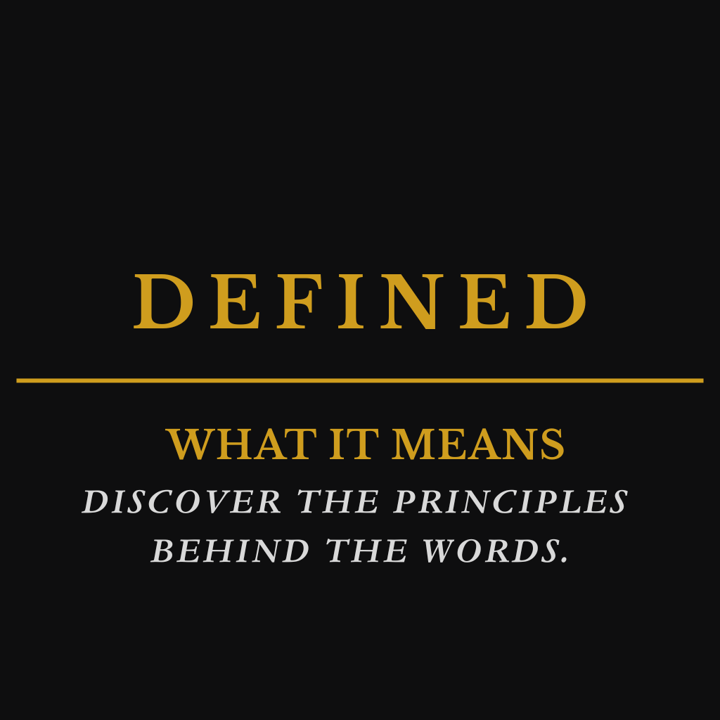 THE DEFINED EXPRESSION
