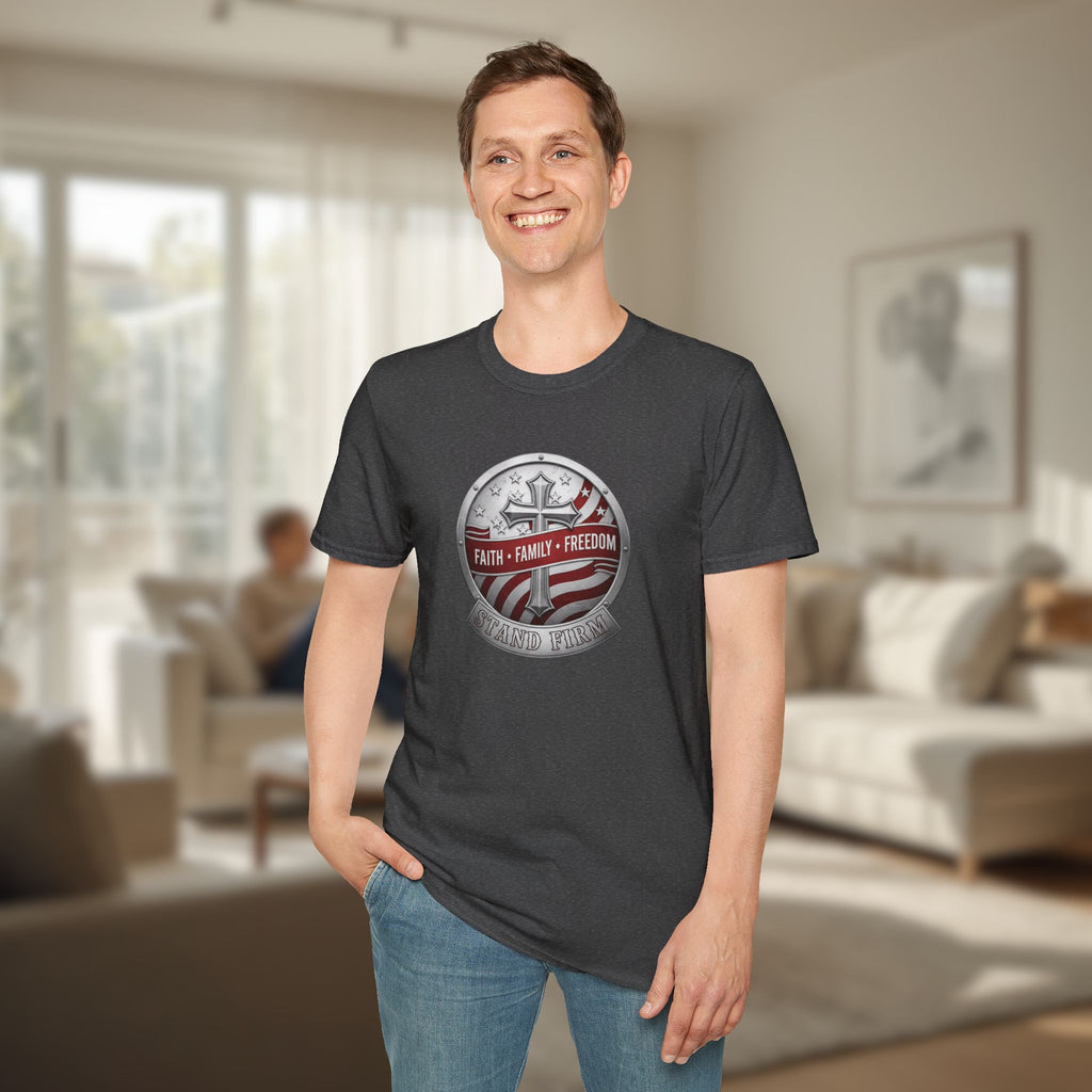 Stand Firm | Faith • Family • Freedom T-Shirt