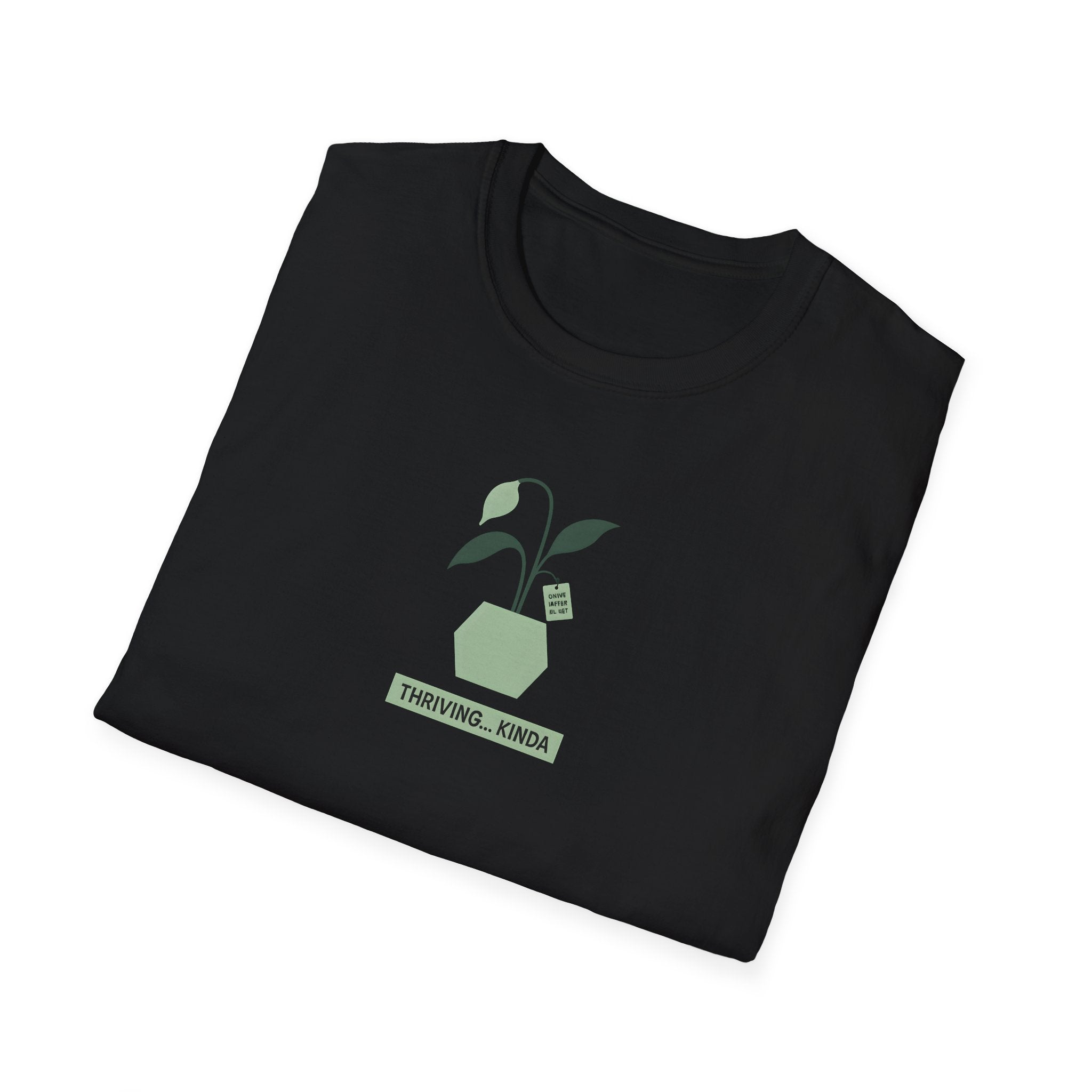 Thriving Plant Illustration T-Shirt