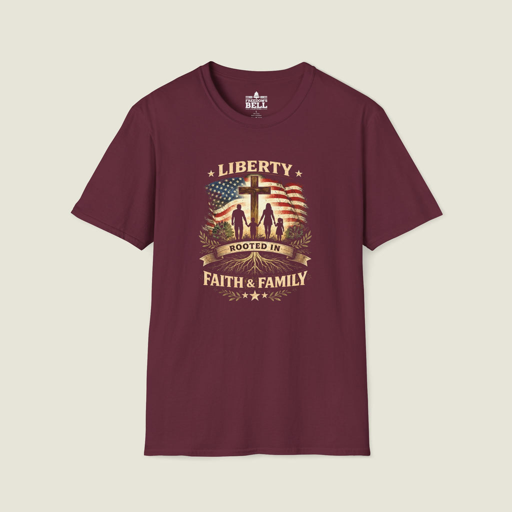 Liberty Rooted in Faith & Family T-Shirt