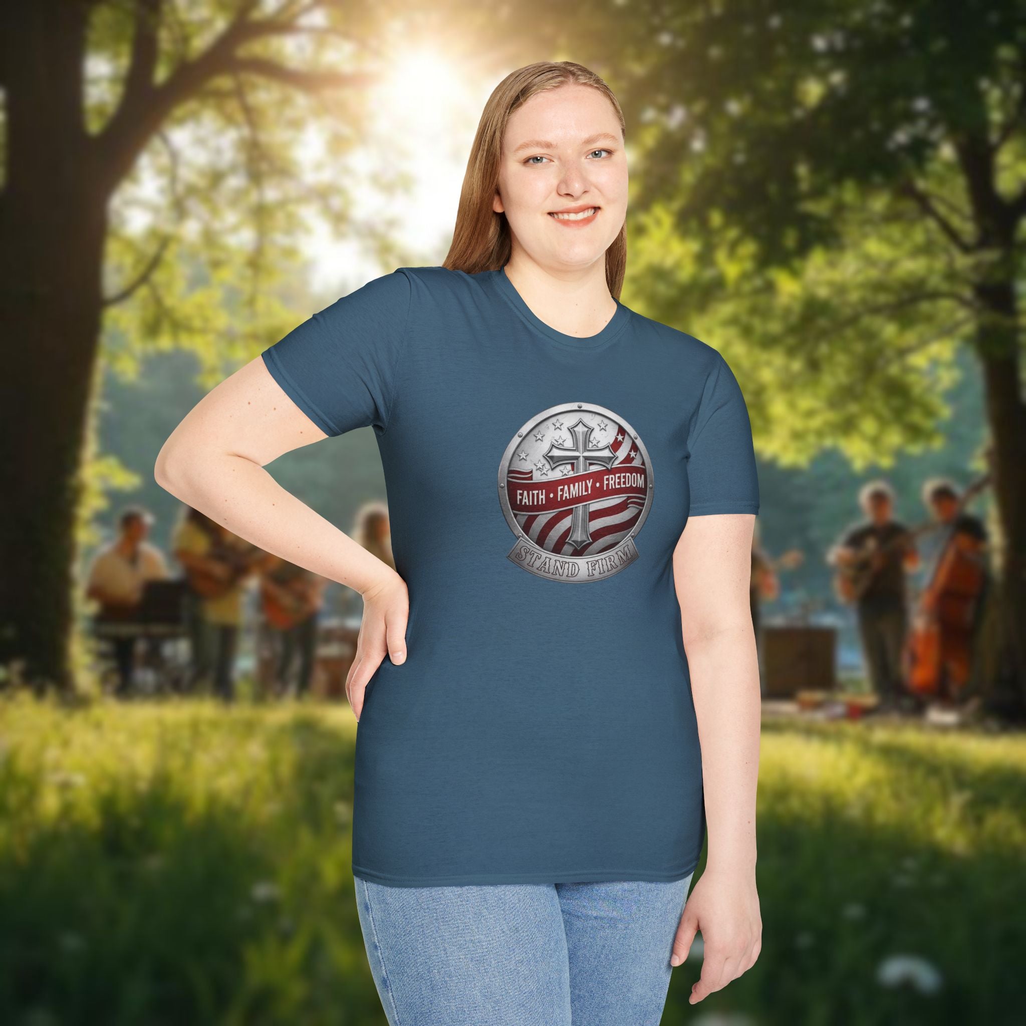Stand Firm | Faith • Family • Freedom T-Shirt
