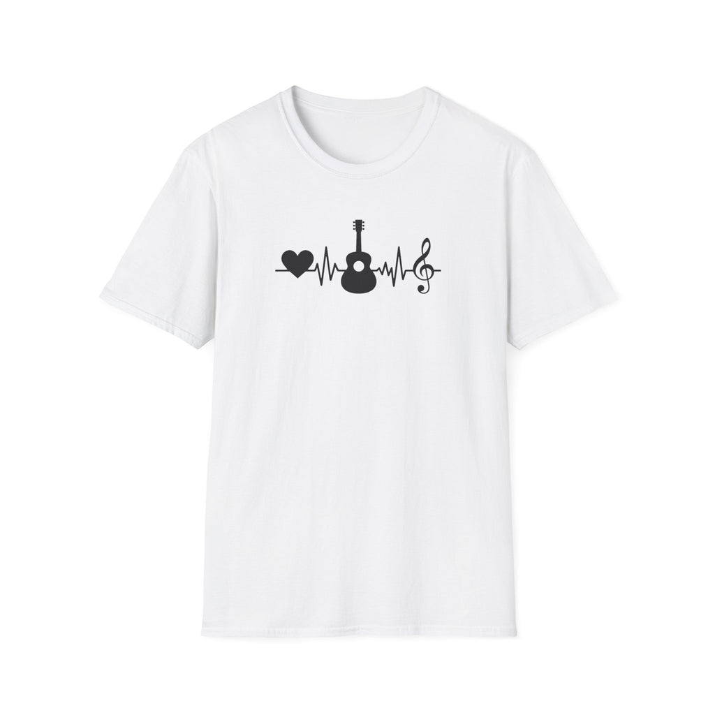 Heartbeat Guitar Music T-Shirt