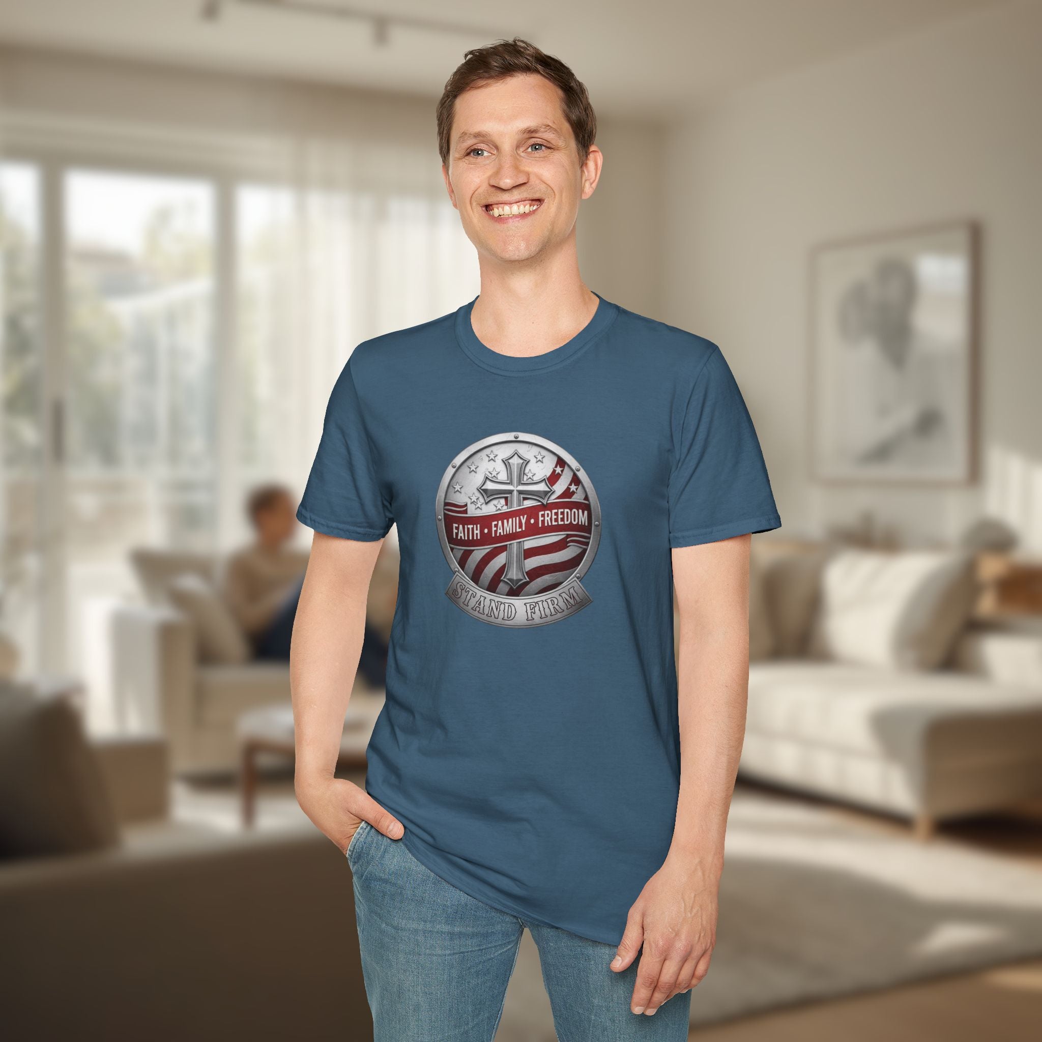 Stand Firm | Faith • Family • Freedom T-Shirt