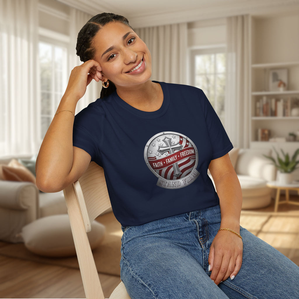 Stand Firm | Faith • Family • Freedom T-Shirt