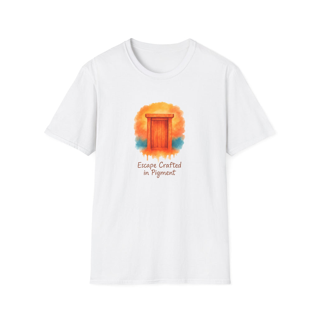 Wooden Door Illustration T-Shirt