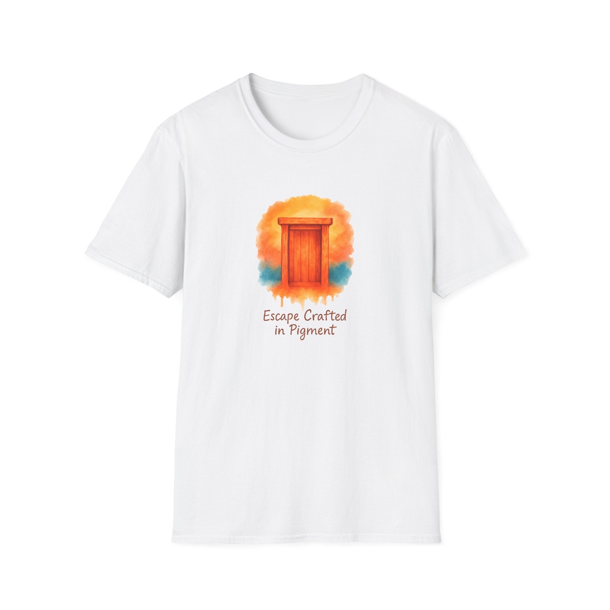 Wooden Door Illustration T-Shirt