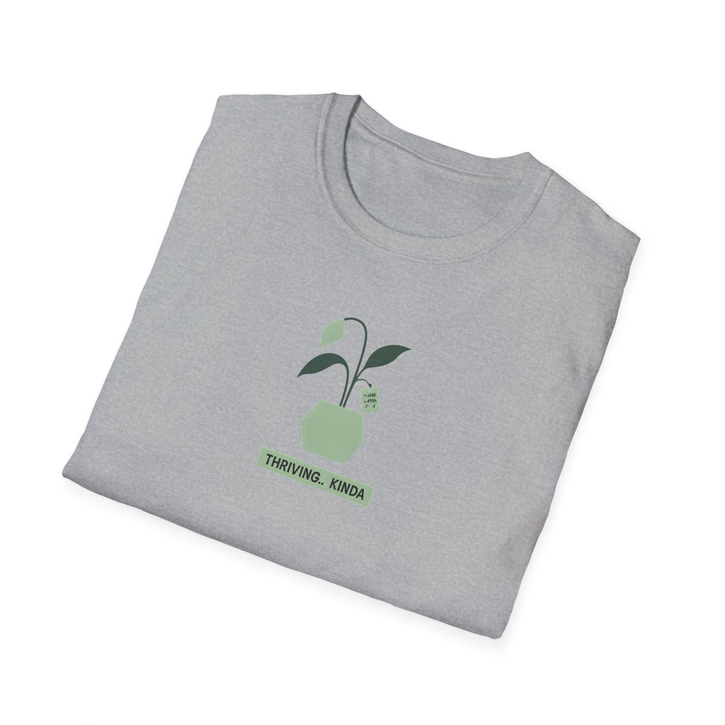 Thriving Plant Illustration T-Shirt