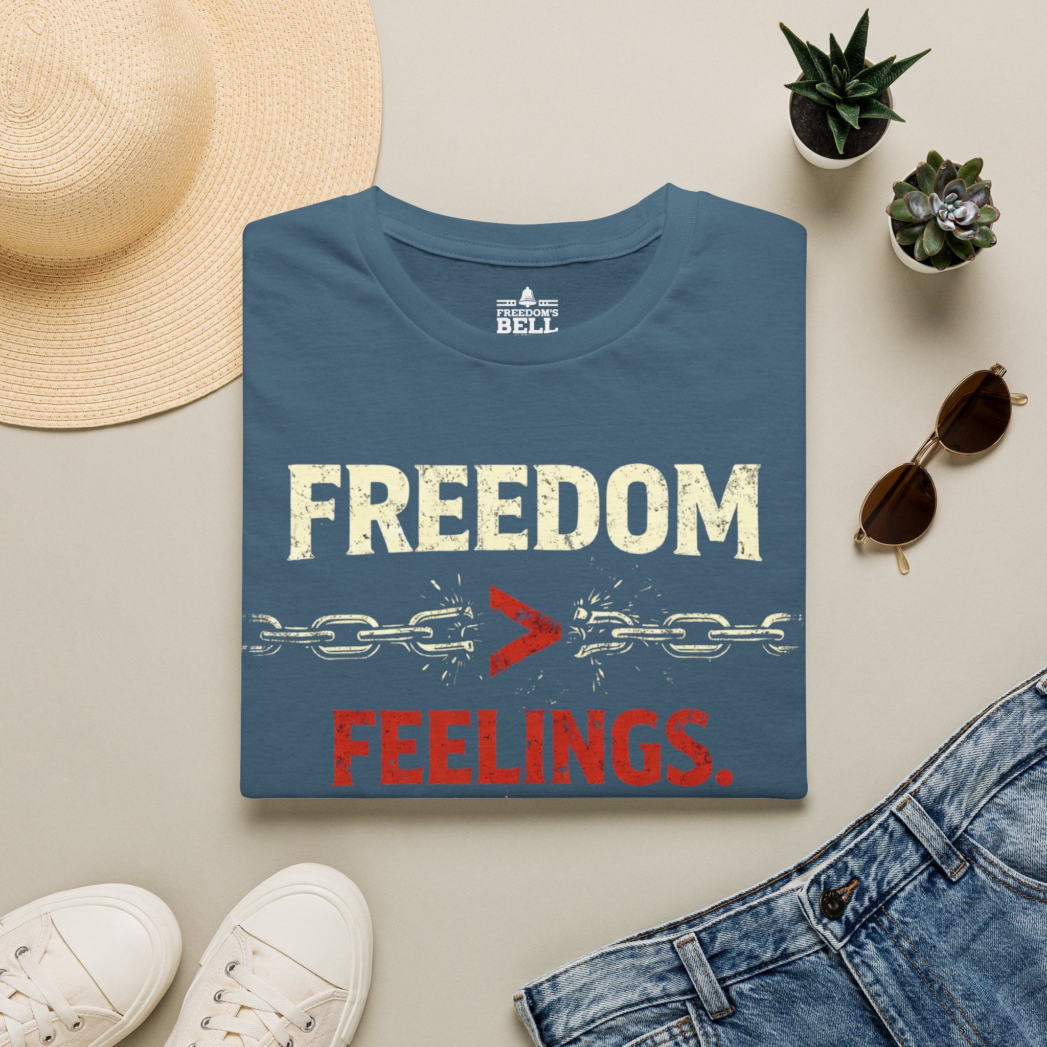 Freedom Over Feelings T-Shirt - Truth Over Emotion