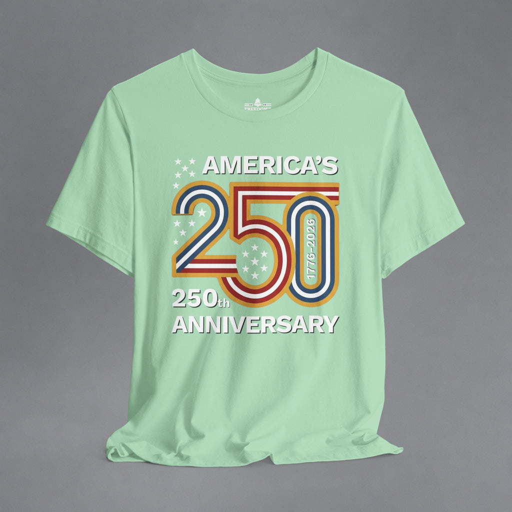 America’s 250th Anniversary T-Shirt – Bold Patriotic 250 Graphic
