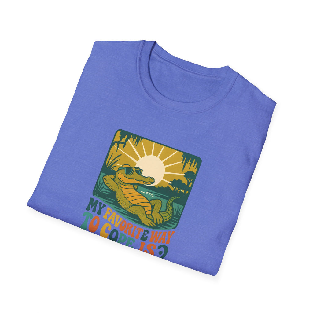 Alligator lounging in swamp T-Shirt