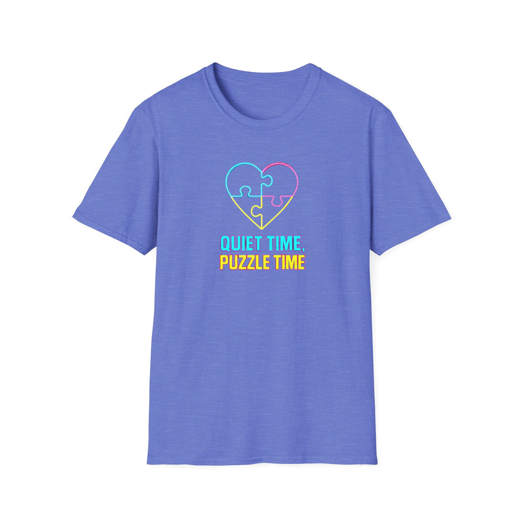 Puzzle Time Neon Heart T-Shirt