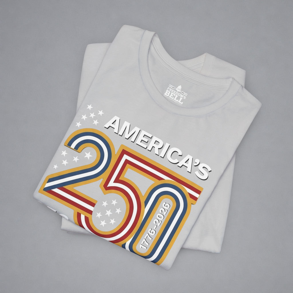 America’s 250th Anniversary T-Shirt – Bold Patriotic 250 Graphic