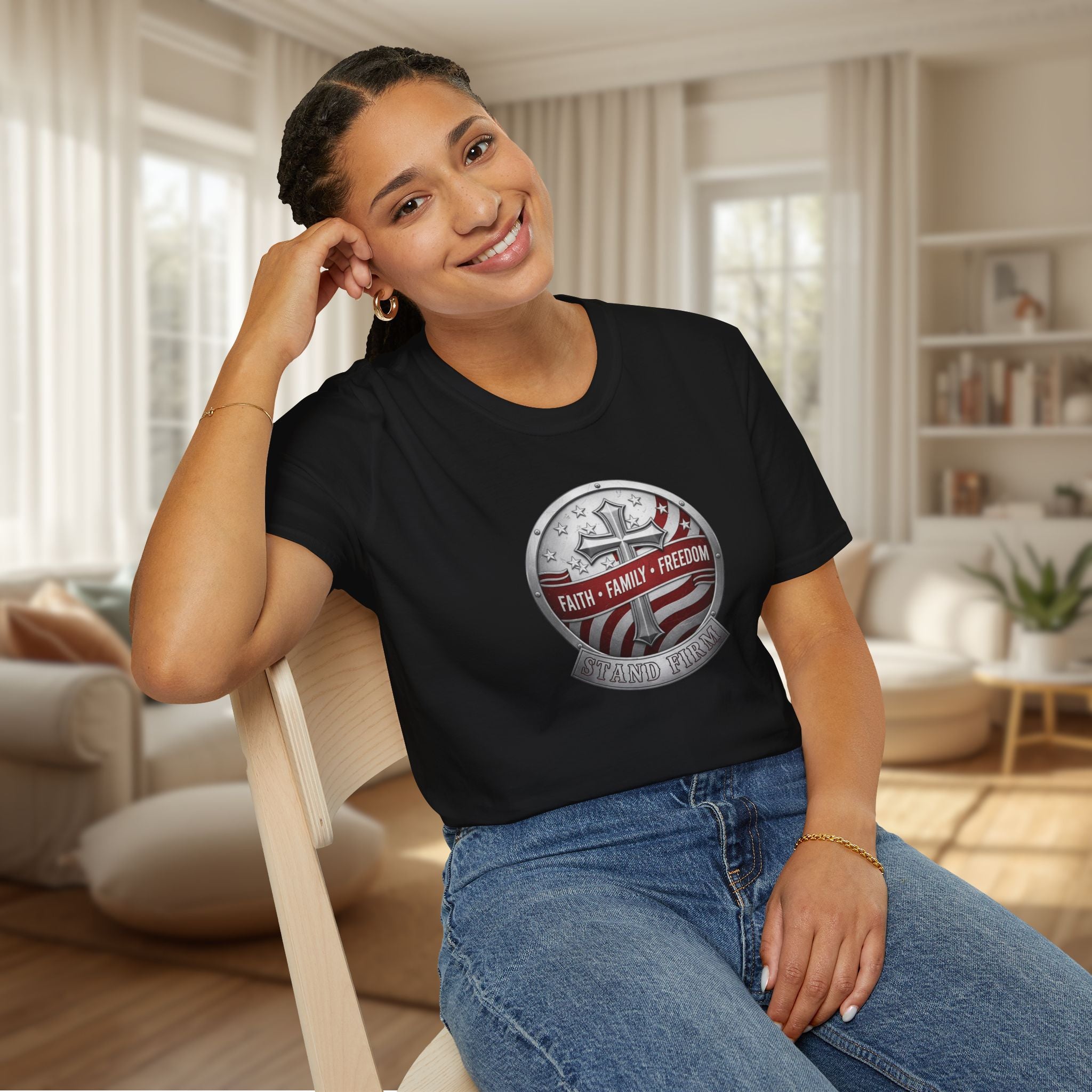 Stand Firm | Faith • Family • Freedom T-Shirt
