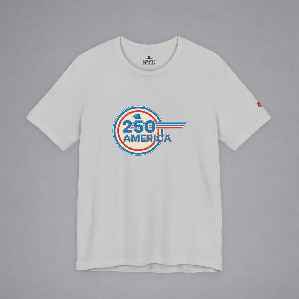 250 America Retro Lines Badge