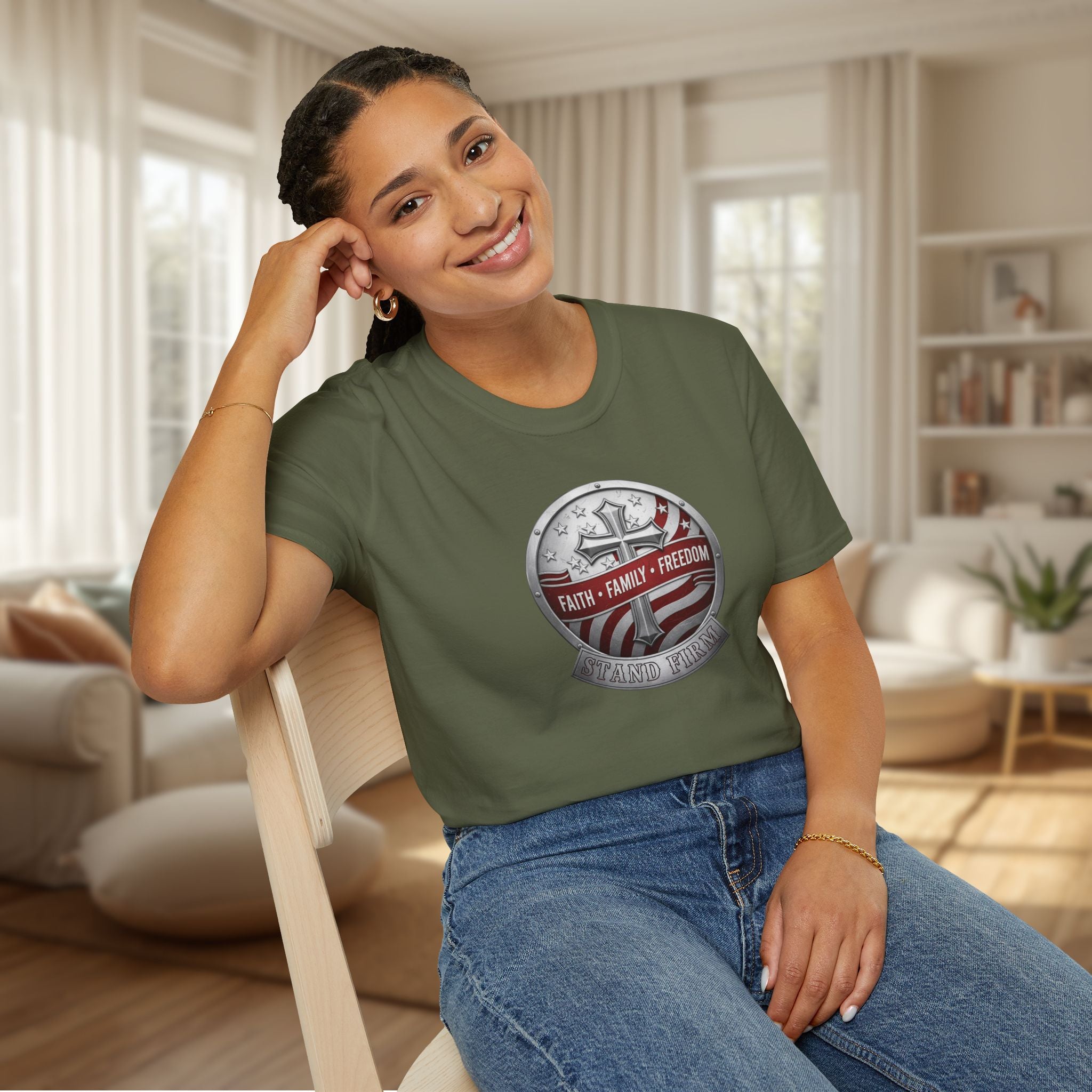 Stand Firm | Faith • Family • Freedom T-Shirt
