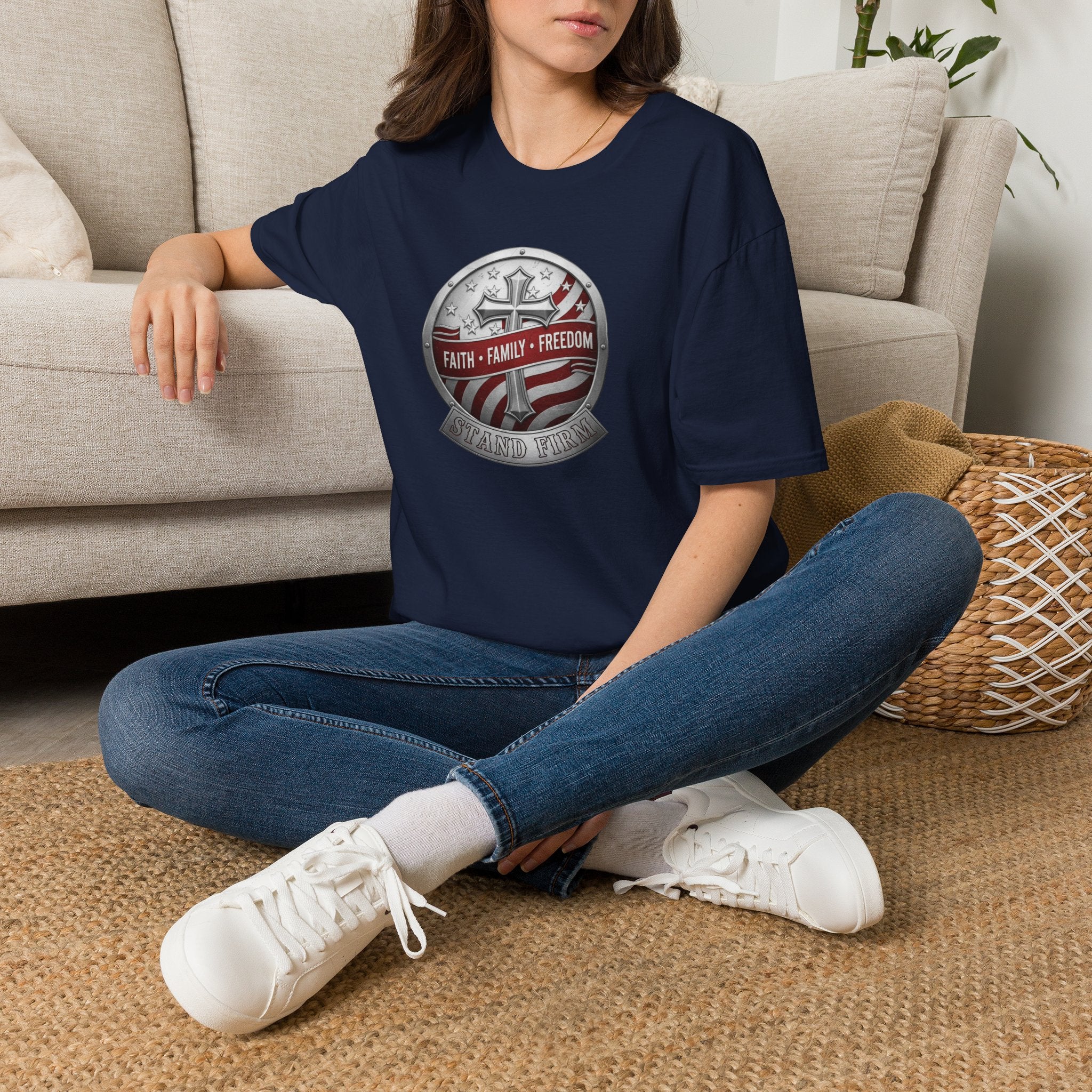 Stand Firm | Faith • Family • Freedom T-Shirt