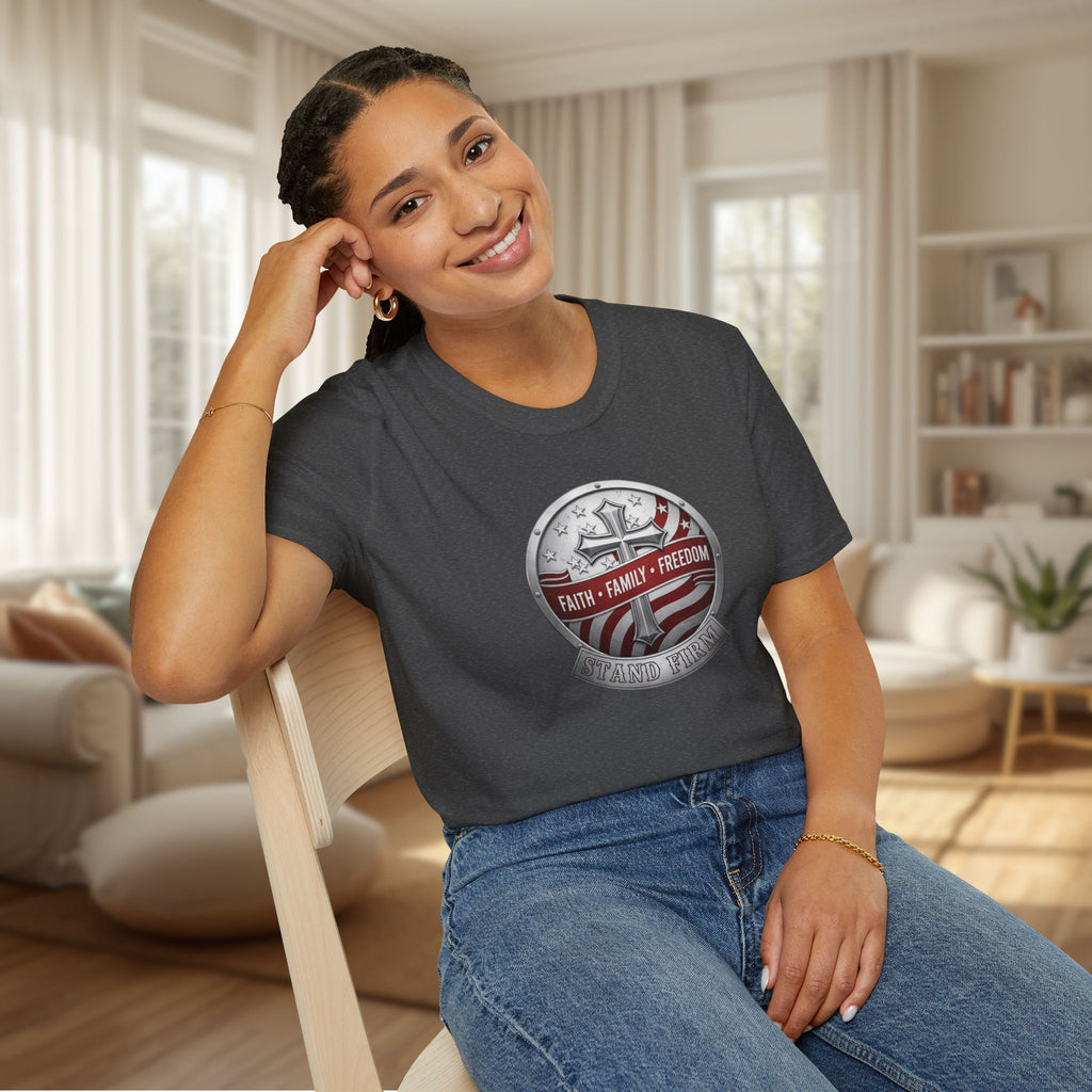 Stand Firm | Faith • Family • Freedom T-Shirt