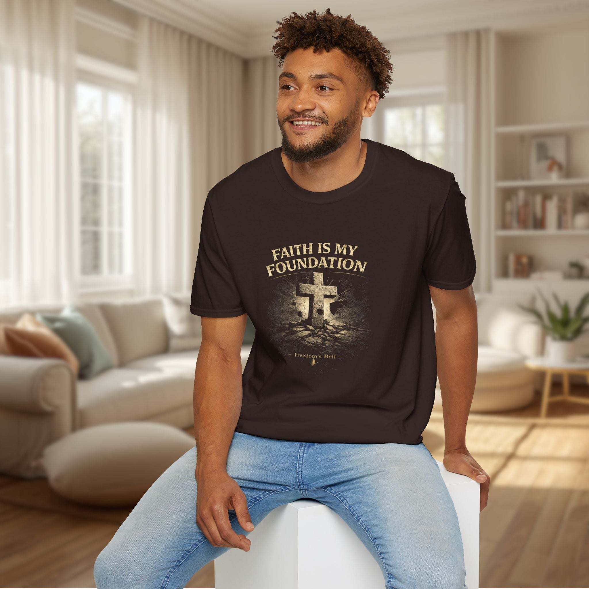 Faith Is My Foundation T-Shirt – Built on Solid Ground