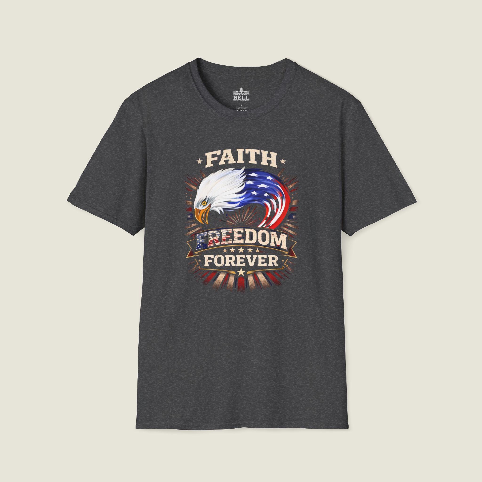 Faith Freedom Forever Eagle - Patriotic Heritage