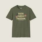 Faith • Family • Freedom | In That Order T-Shirt