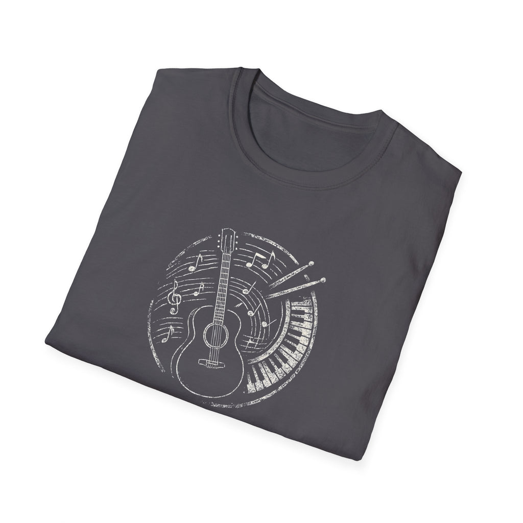 Musical Guitar Emblem T-Shirt
