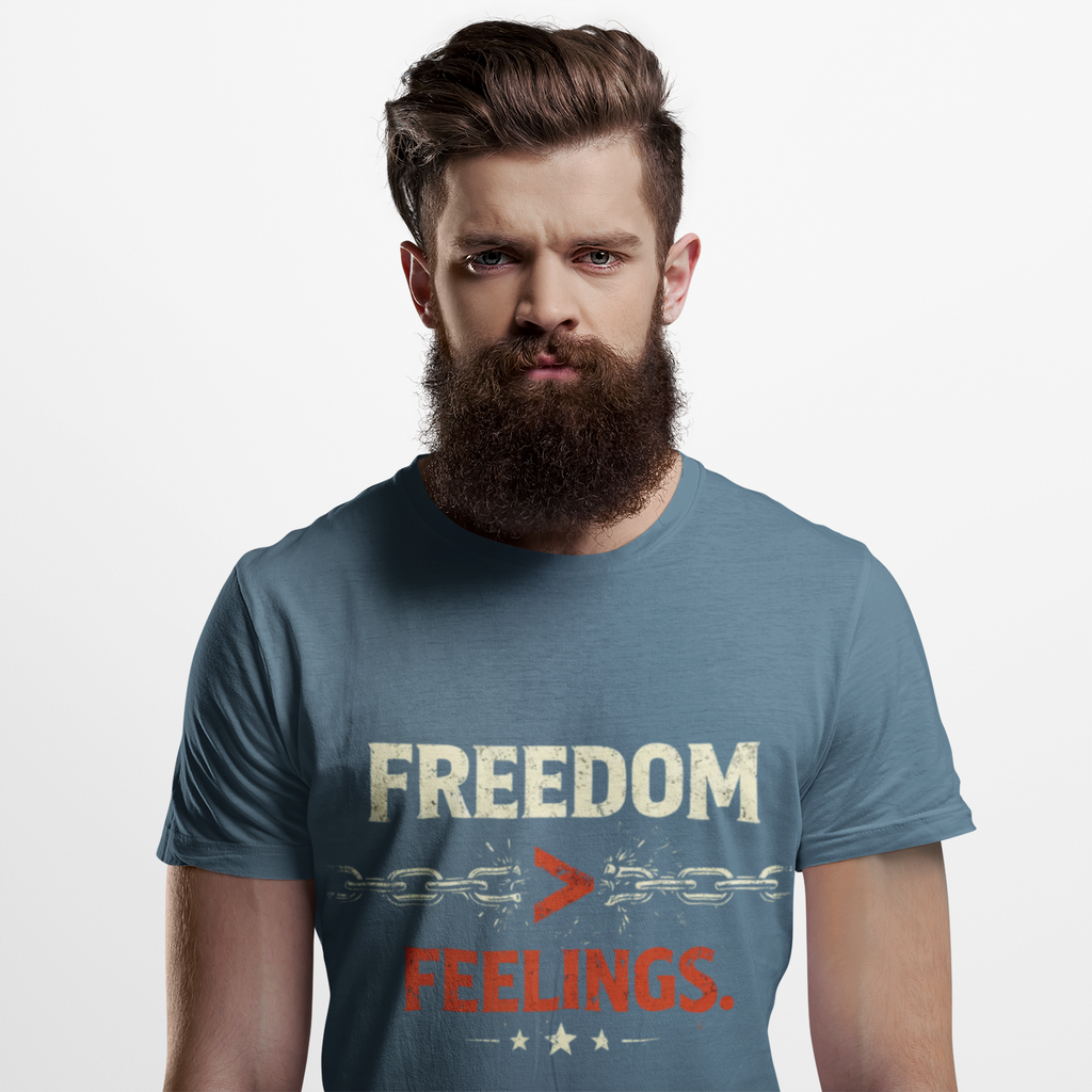 Freedom Over Feelings T-Shirt - Truth Over Emotion