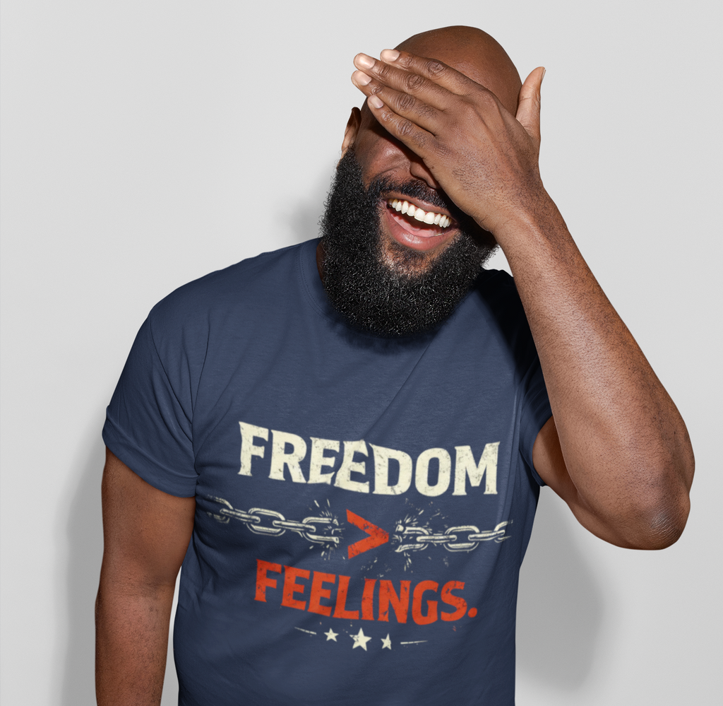 Freedom Over Feelings T-Shirt - Truth Over Emotion