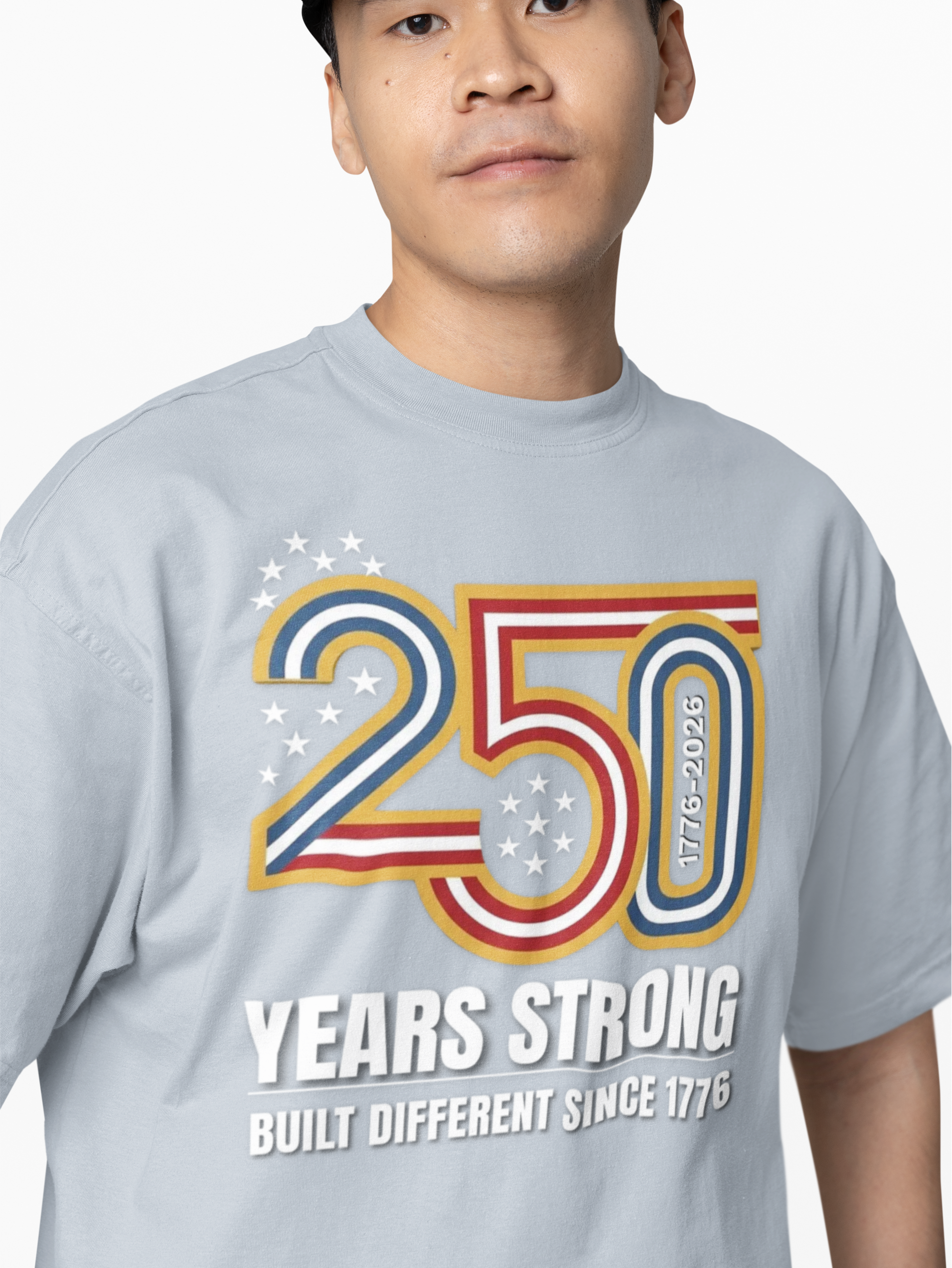 Built Different Since 1776 — 250 Years Strong T-Shirt