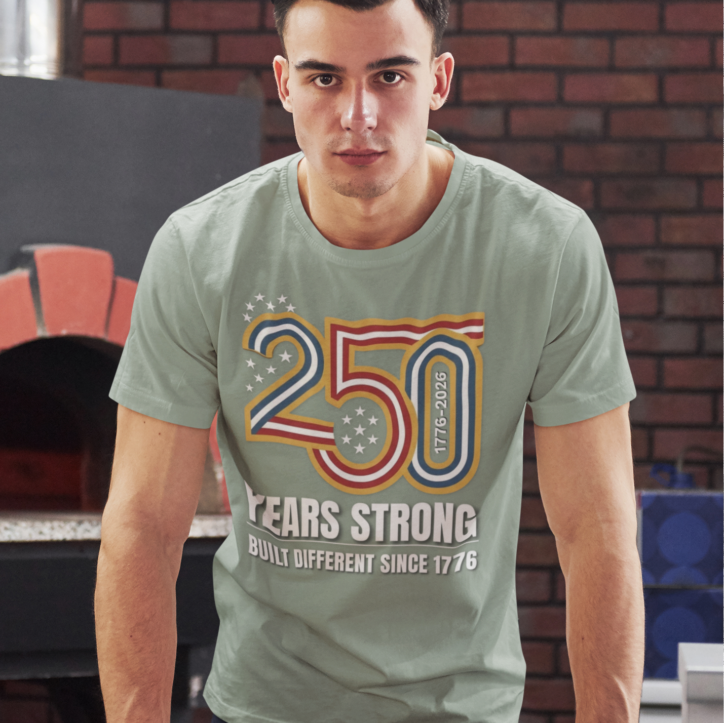 Built Different Since 1776 — 250 Years Strong T-Shirt