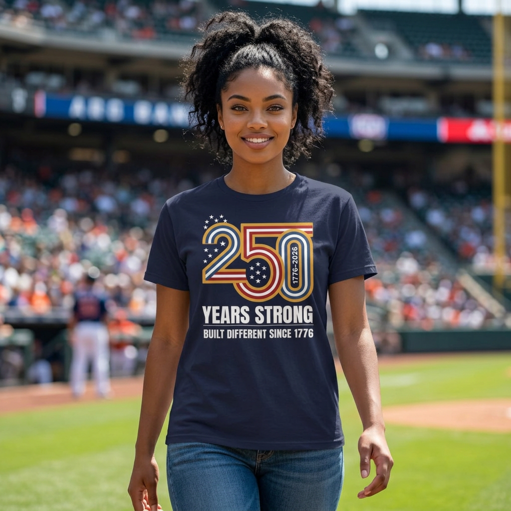 Built Different Since 1776 — 250 Years Strong T-Shirt