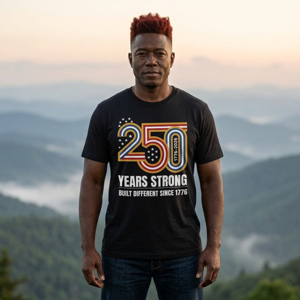 Built Different Since 1776 — 250 Years Strong T-Shirt