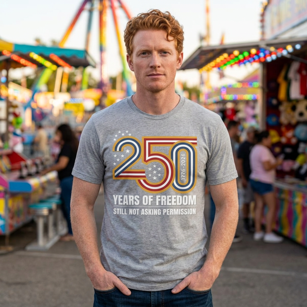 Still Not Asking Permission — 250 Years of Freedom T-Shirt