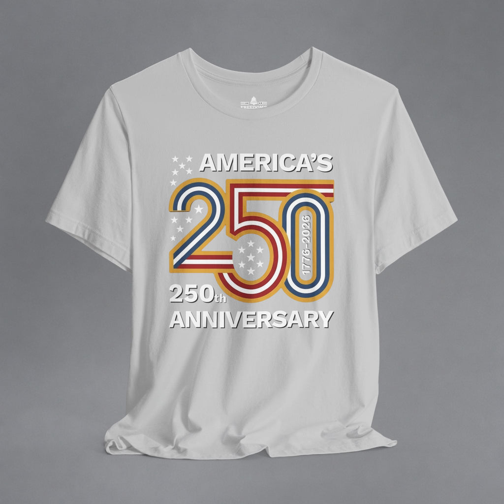 America’s 250th Anniversary T-Shirt – Bold Patriotic 250 Graphic