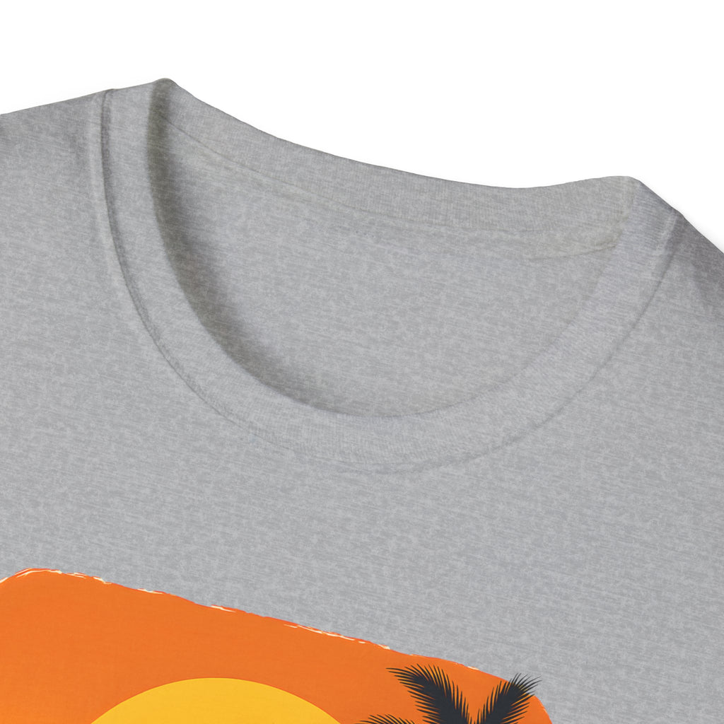 Sunset Surfer on Beach T-Shirt