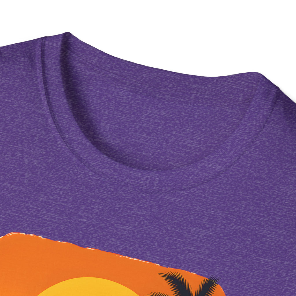 Sunset Surfer on Beach T-Shirt