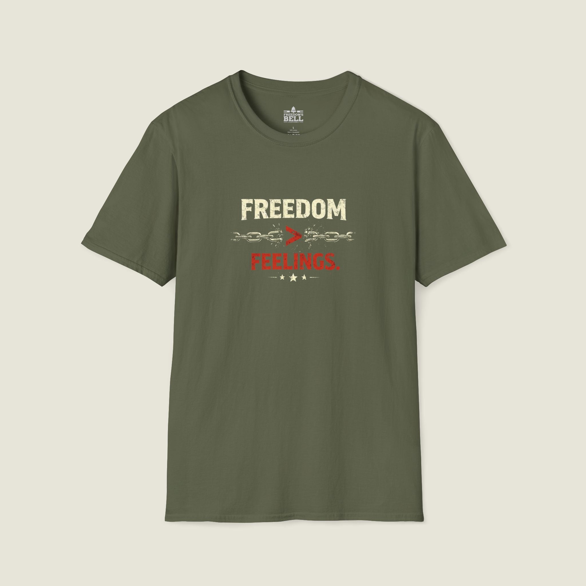 Freedom Over Feelings T-Shirt - Truth Over Emotion