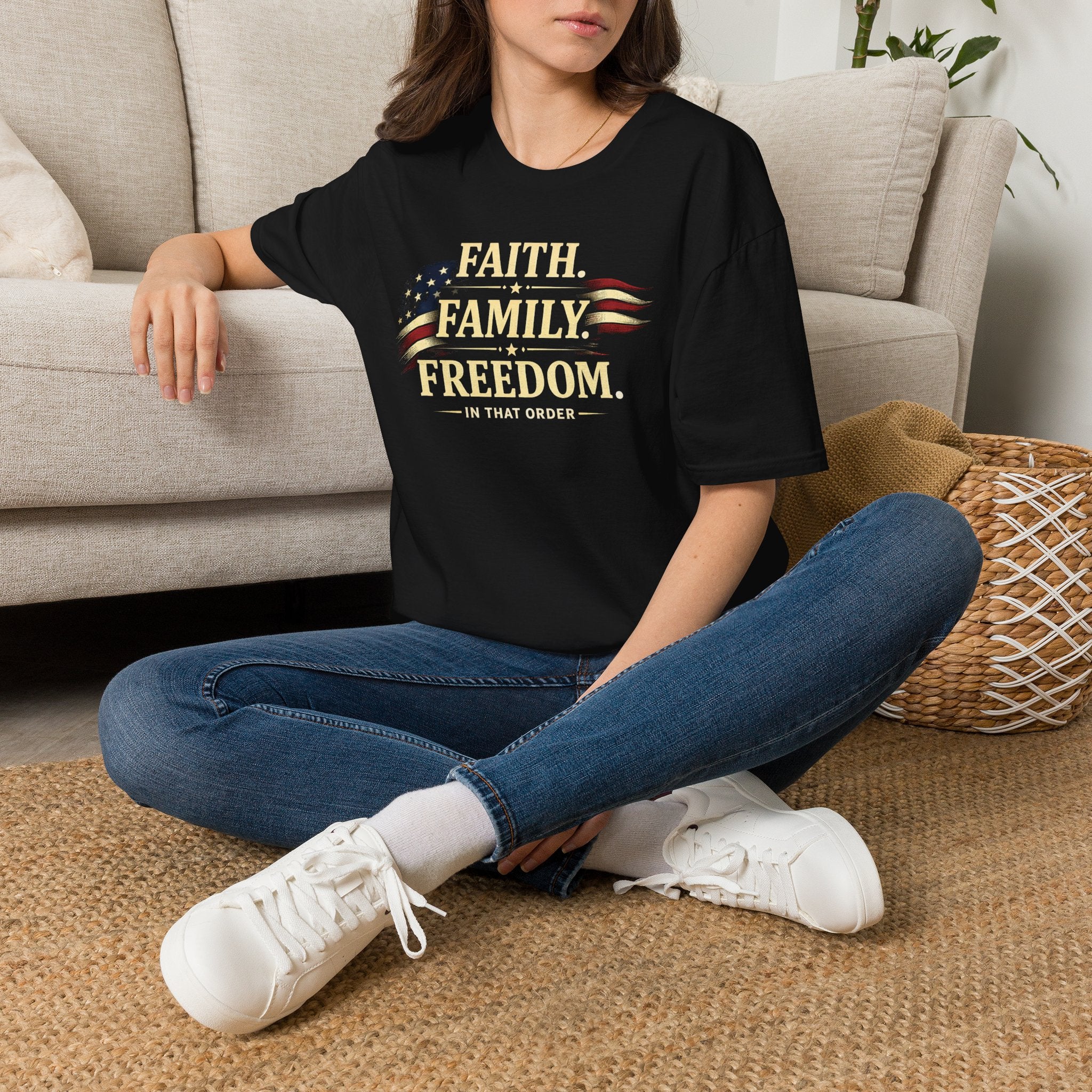Faith • Family • Freedom | In That Order T-Shirt
