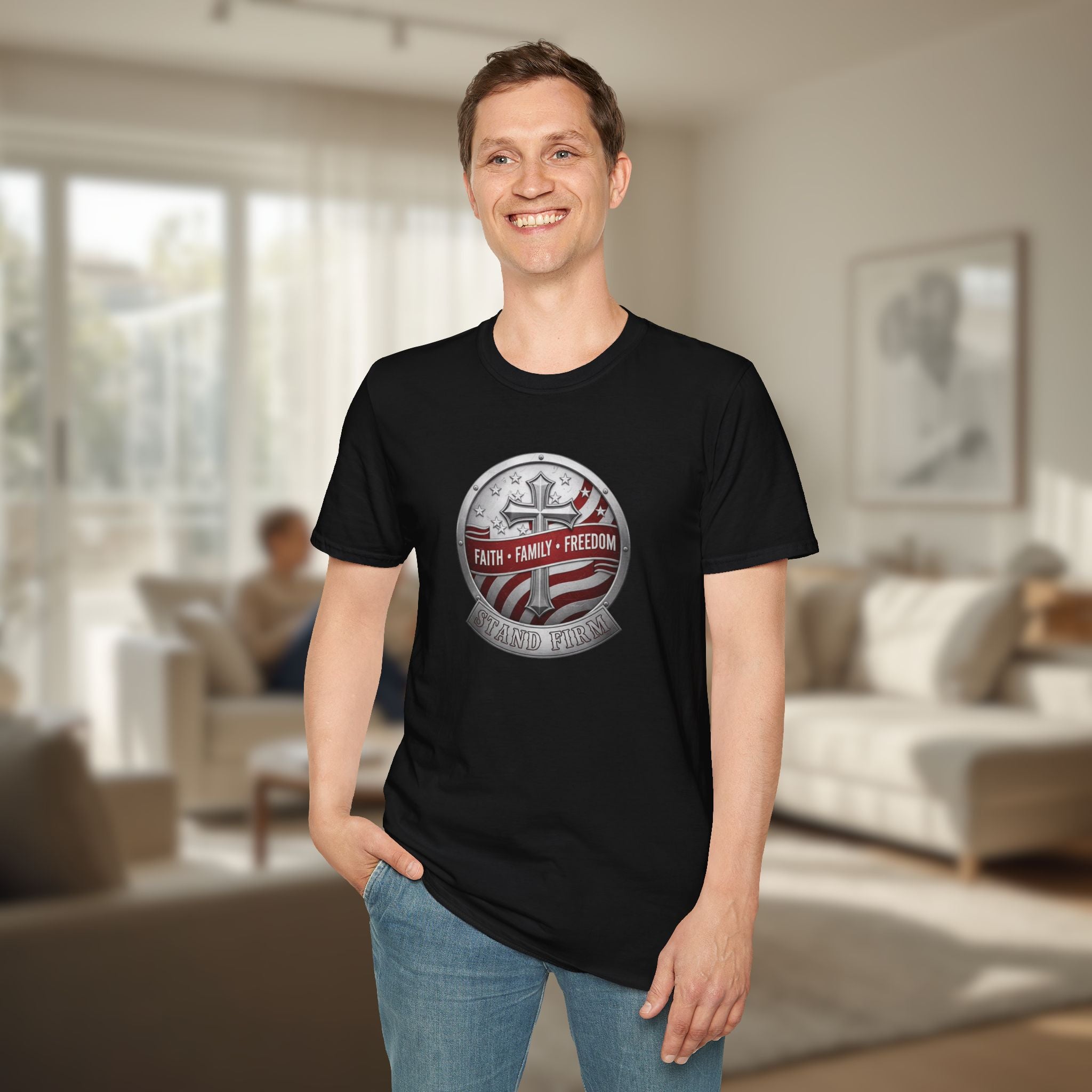 Stand Firm | Faith • Family • Freedom T-Shirt