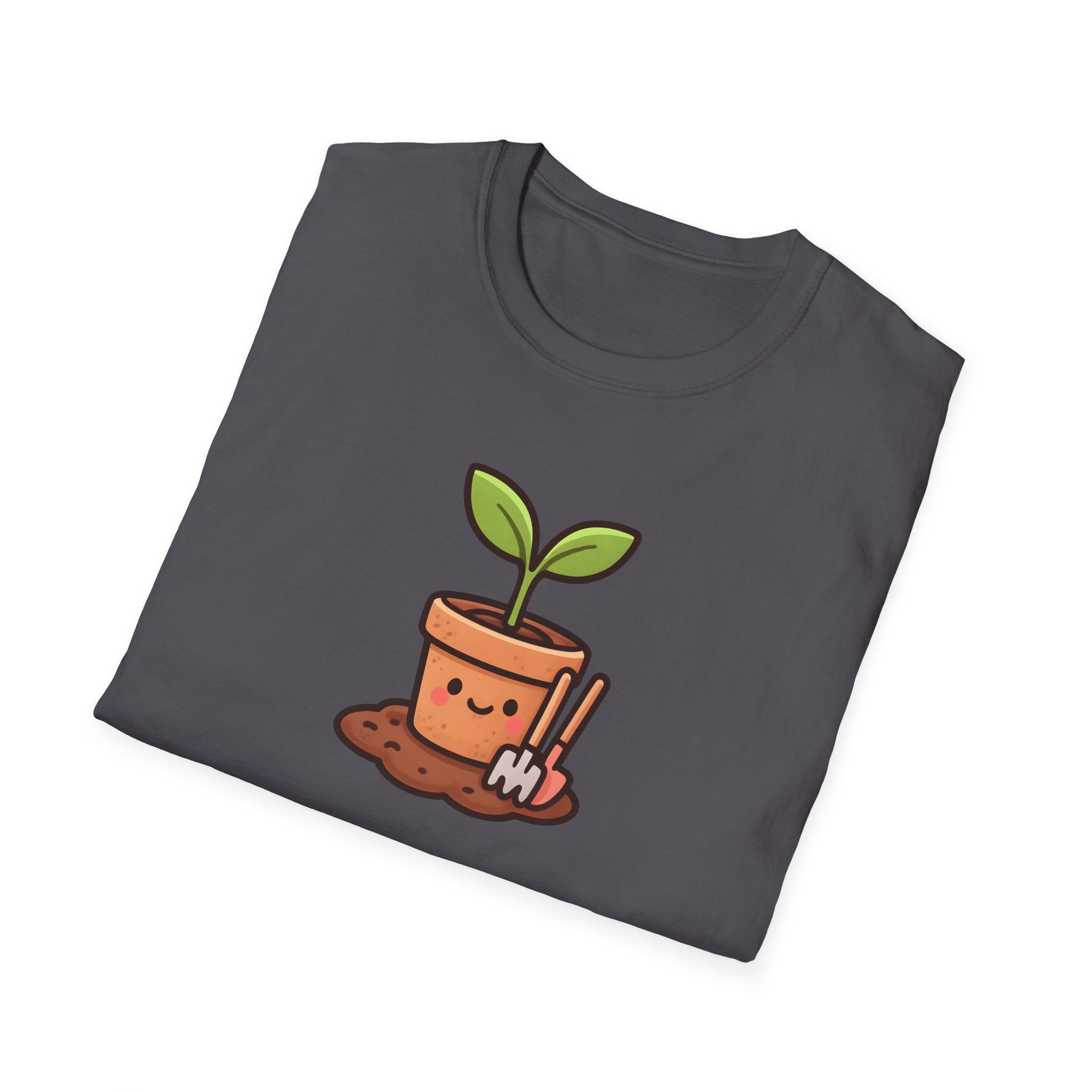Smiling Plant in Pot T-Shirt