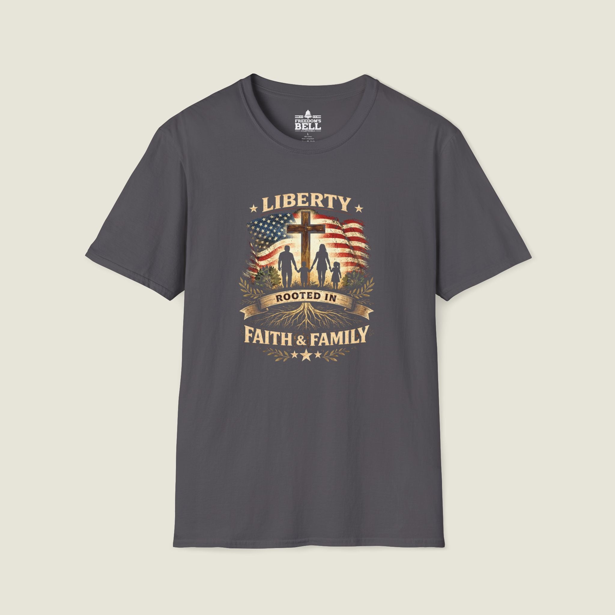 Liberty Rooted in Faith & Family T-Shirt