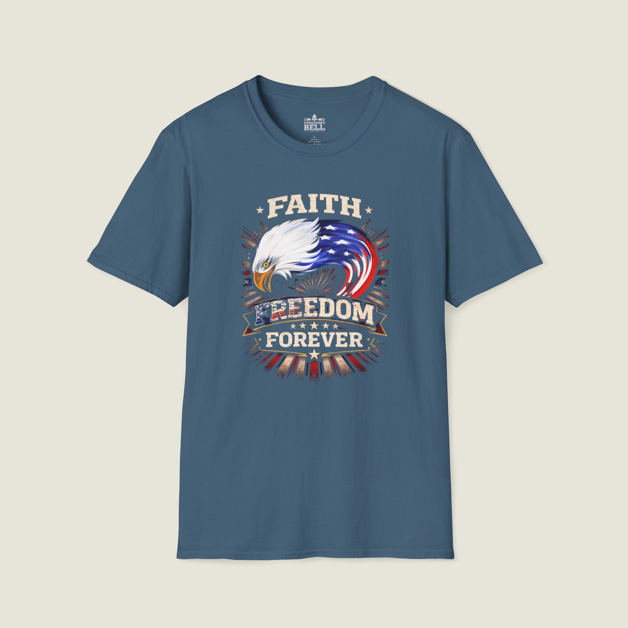 Faith Freedom Forever Eagle - Patriotic Heritage