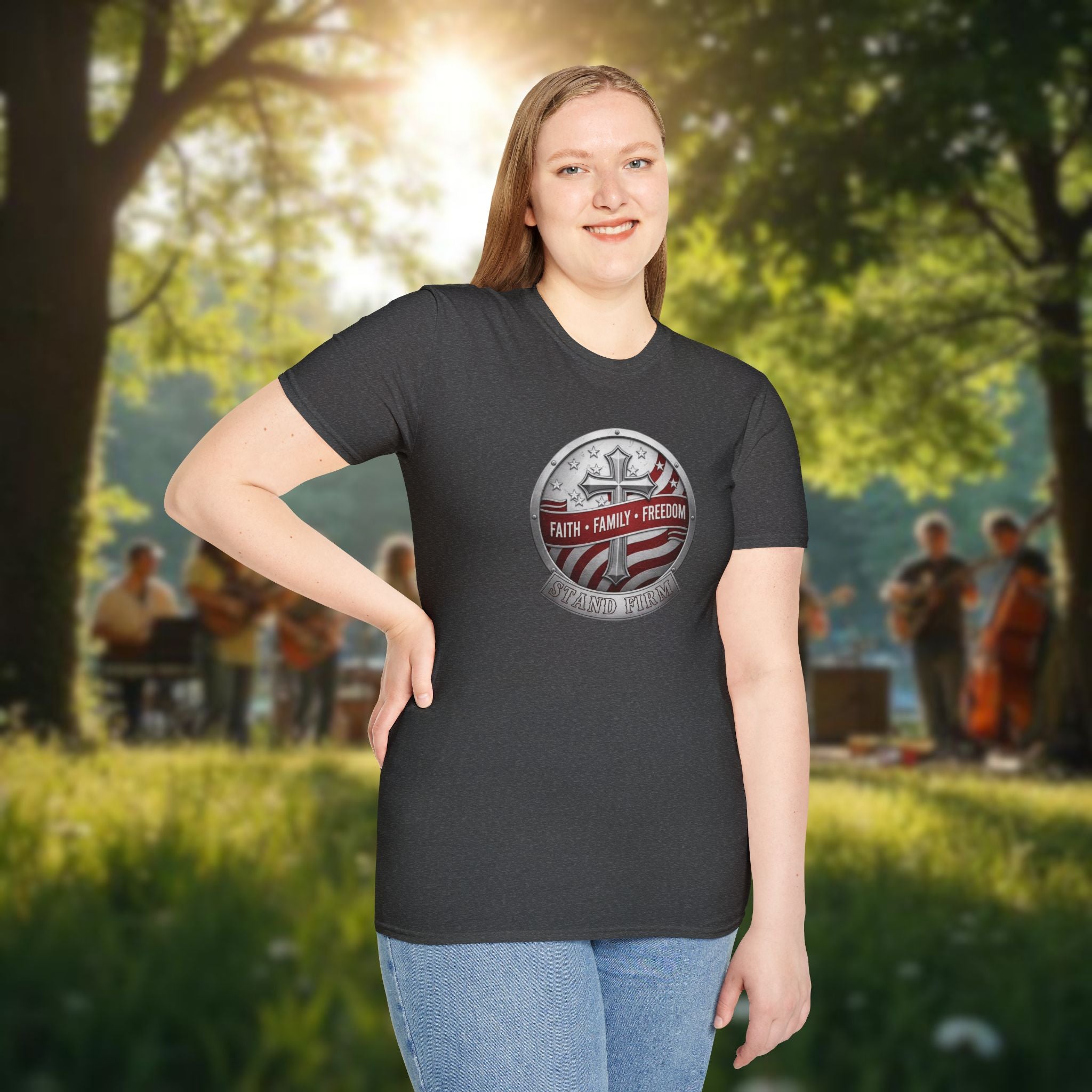 Stand Firm | Faith • Family • Freedom T-Shirt