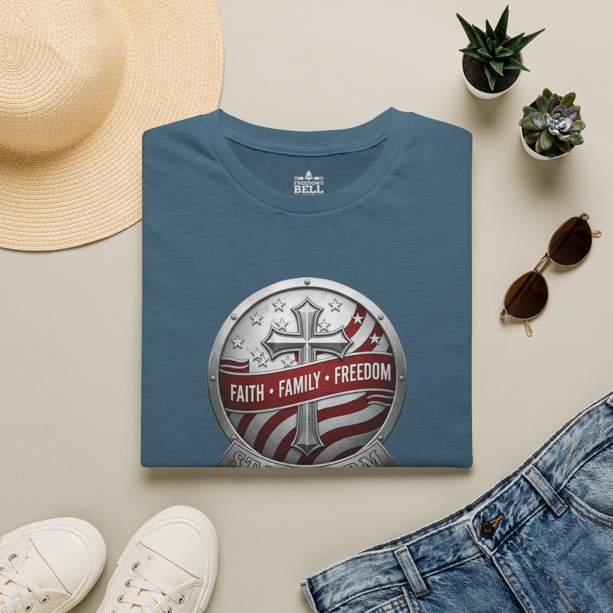 Stand Firm | Faith • Family • Freedom T-Shirt