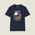 Faith Freedom Forever Eagle - Patriotic Heritage