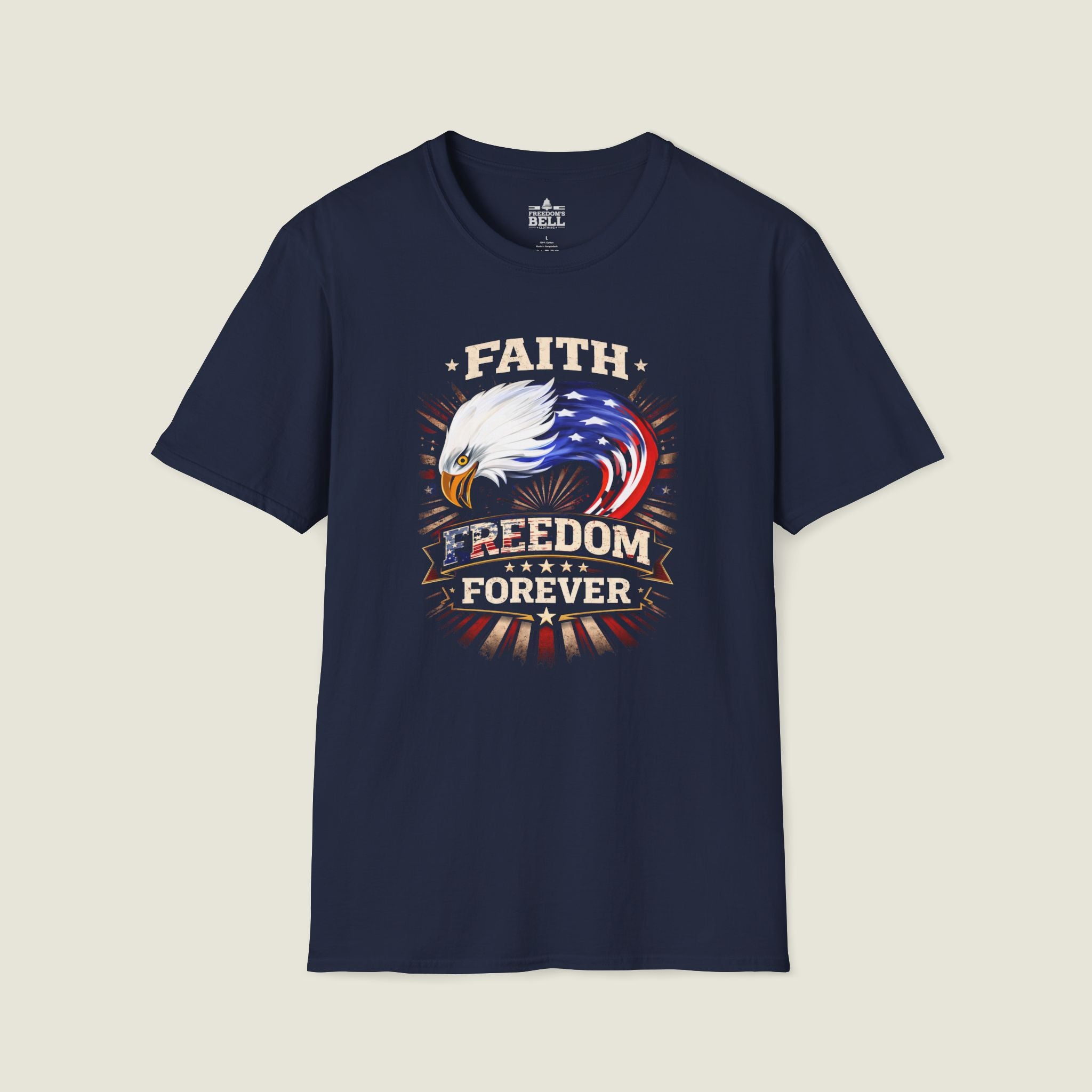 Faith Freedom Forever Eagle - Patriotic Heritage