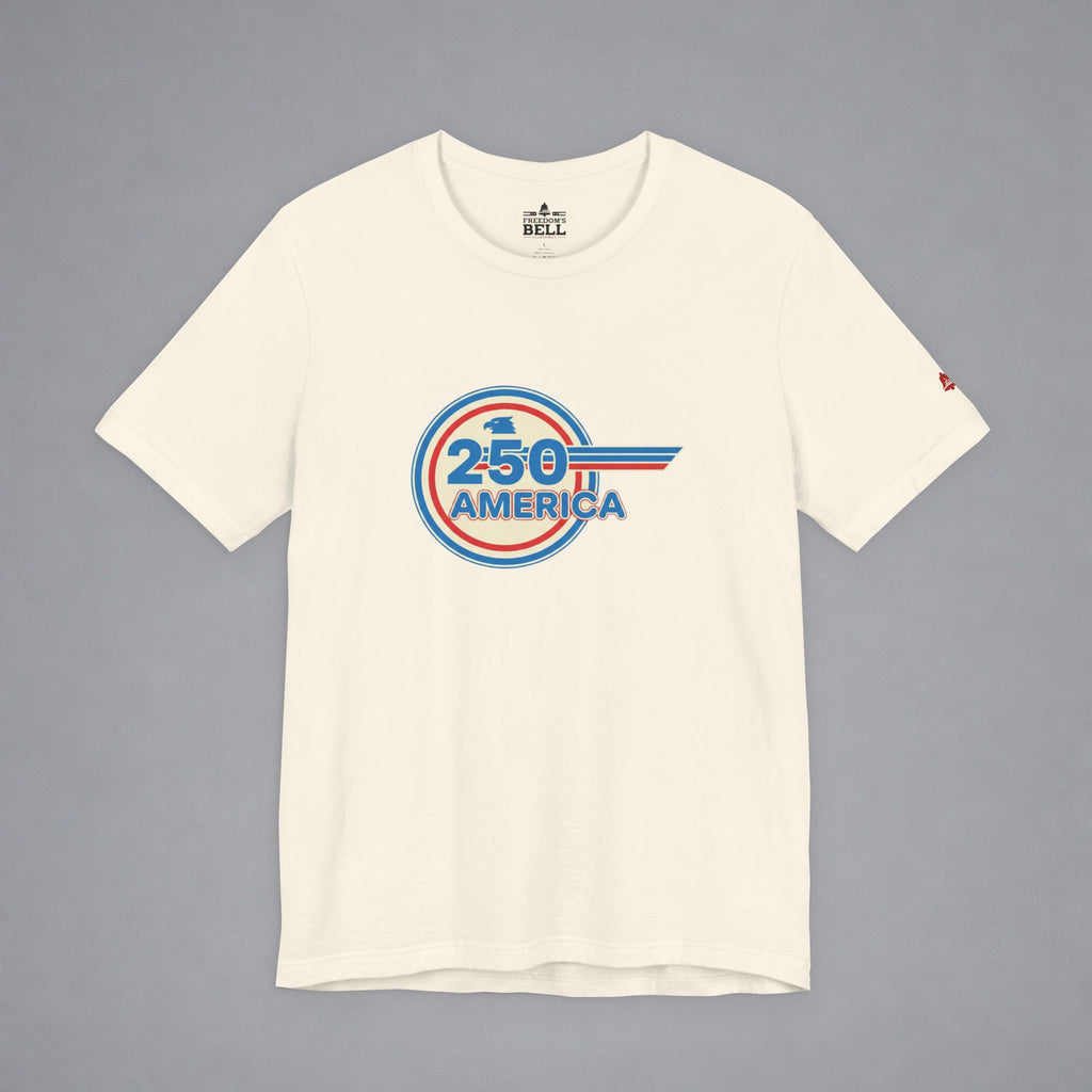 250 America Retro Lines Badge