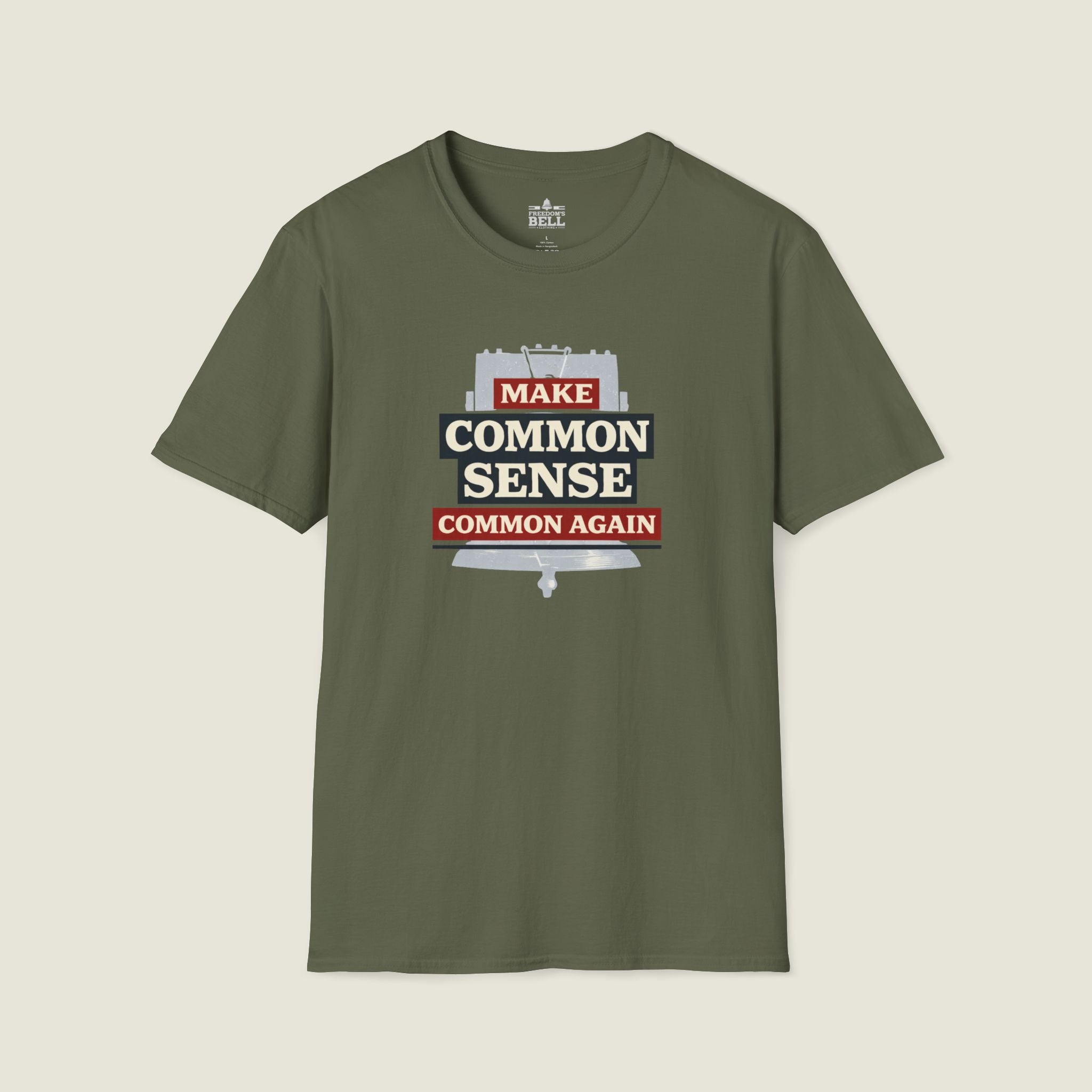 Make Common Sense Common Again - Dark T-Shirt | Heritage Patriot Collection
