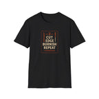 Cut Edge Burnish Repeat T-Shirt