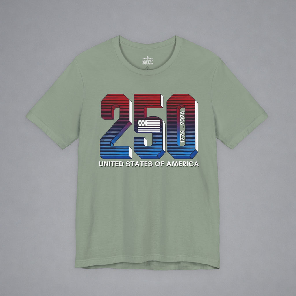 USA 250 — A Nation Built to Last T-Shirt