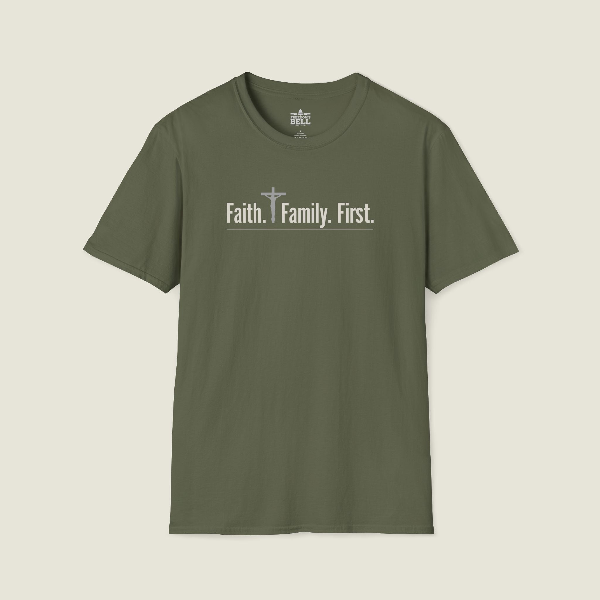 Faith. Family. First. | Faith Series T-Shirt